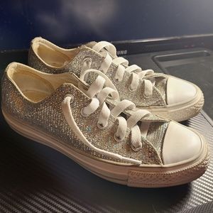 Holographic Glitter Converse